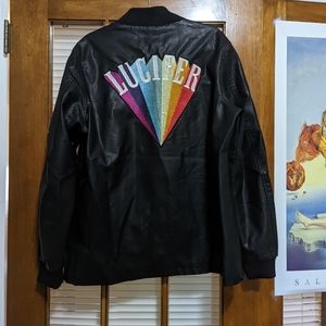 Faux leather jacket
